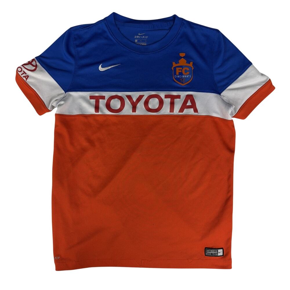 Authentic Nike FC Cincinnati Toyota Soccer Jersey Football Youth Jersey Size XL